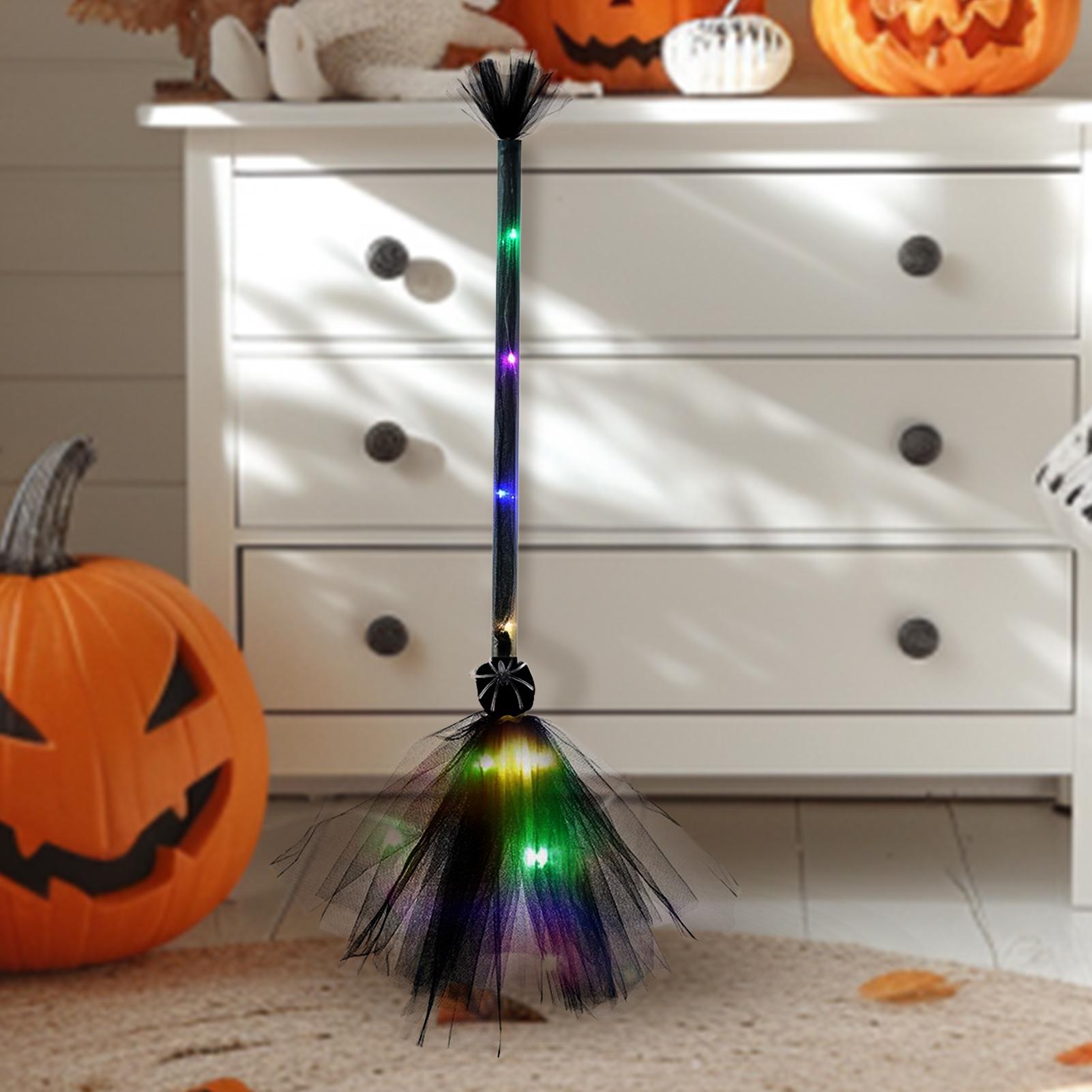 Witch Broom Battery Powered Fu - Kids Outdoor Broom review and price